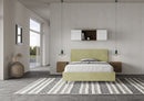 Letto Matrimoniale Francese 140x190 cm con Rete Adele Tè Verde-3