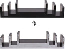 Set 3 Mensole Decorative in MDF Nero-7