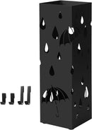 Portaombrelli 15,5x15,5x49 cm in Metallo Nero-7