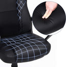 Poltrona Direzionale da Ufficio 70x64x106-116 cm in Similpelle Nero-4