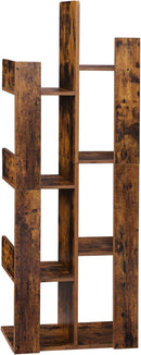 Libreria 50x25x140 cm in Legno Marrone Rustico-5