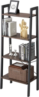 Scaffale 56x34x137,5 cm in Ferro Marrone Rustico-2