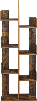 Libreria 50x25x140 cm in Legno Marrone Rustico-8
