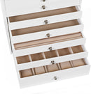 Scatola Porta Orologi Uomo e Donna 29x20,5x40,5 cm  Bianco-6