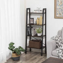 Scaffale 56x34x137,5 cm in Ferro Marrone Rustico-3