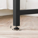 Scrivania da Ufficio 100x50x75 cm in Legno Nero-5