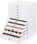 Scatola Porta Orologi Uomo e Donna 29x20,5x40,5 cm  Bianco-1
