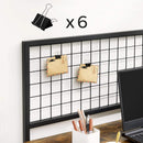 Scrivania da Ufficio 118x60x114,5 cm in Legno e Acciaio Nero-4