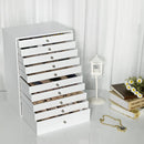 Scatola Porta Orologi Uomo e Donna 29x20,5x40,5 cm  Bianco-2