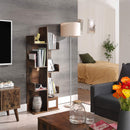 Libreria 50x25x140 cm in Legno Marrone Rustico-2