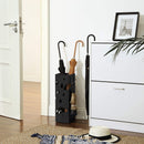 Portaombrelli 15,5x15,5x49 cm in Metallo Nero-2
