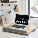 Vassoio Scrivania per Laptop da Letto 55x37x5 cm in MDF Naturale-7