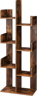 Libreria 50x25x140 cm in Legno Marrone Rustico-9