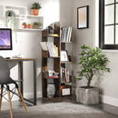 Libreria 50x25x140 cm in Legno Marrone Rustico-3