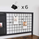 Scrivania da Ufficio 119,5x120,5x60 cm in Legno e Acciaio Nero-5
