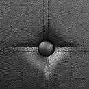 Pouf Contenitore 110x38x38 cm in Similpelle Nero-6