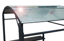 Tettoia per Barbecue 167x128x202 cm in Acciaio con Accessori -3