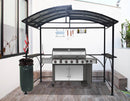 Tettoia per Barbecue 240x150x230 cm in Acciaio con Accessori -2
