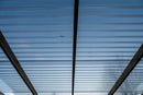 Pergola da Giardino 3x4,98x2,47 m in Legno Copertura in PVC -5