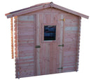 Casetta Box da Giardino 2x2 m Senza Pavimento in Legno Douglas 20mm Dalia-1