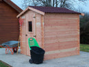 Casetta Box da Giardino 2x2 m Senza Pavimento in Legno Douglas 20mm Dalia-6