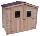 Casetta Box da Giardino 2,35x2,15 m Senza Pavimento in Legno Douglas 20mm Dalia-1