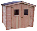 Casetta Box da Giardino 2,35x2,15 m Senza Pavimento in Legno Douglas 20mm Dalia-2