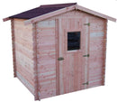 Casetta Box da Giardino 2x2 m Senza Pavimento in Legno Douglas 28mm Dublin-1