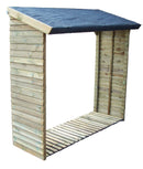 Legnaia 188x69x183 cm Senza Pavimento in Legno Picea Massello Trattato-1