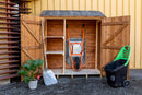 Casetta Box da Giardino 1,63x0,66 m con Pavimento in Legno di Abete 19mm Theora-2