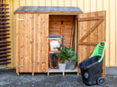 Casetta Box da Giardino 1,63x0,66 m con Pavimento in Legno di Abete 19mm Theora-4
