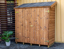 Casetta Box da Giardino 1,63x0,66 m con Pavimento in Legno di Abete 19mm Theora-8