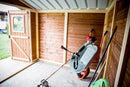 Casetta Box da Giardino 3,16x2,4 m Senza Pavimento in Legno Picea Massello 19mm Tetto in Acciaio Therma-6
